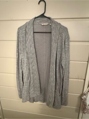 Athleta Light Gray Open-Front Women's Cardigan